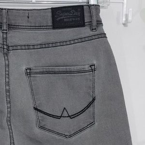 Vintage Sophia Super Skinny High Waist Grey Jeans